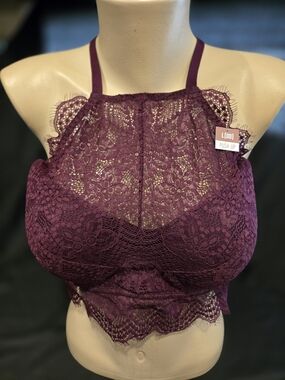 NWT Victoria's Secret Lace High-Neck Bralette